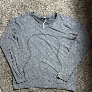 lululemon athletica Gray Long Sleeve Top